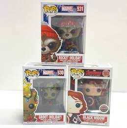 Funko Pop Marvel Vinyl Figures Bundle (Set Of 3)