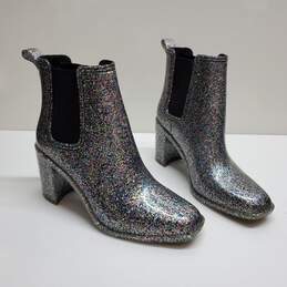 Jeffrey Campbell Multicolored Sparkling Rain Boots Sz 7