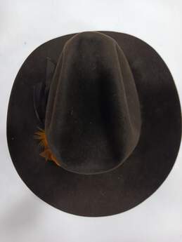 Men's Brown Stetson Cowboy Hat Size 6 5/8 In Box alternative image