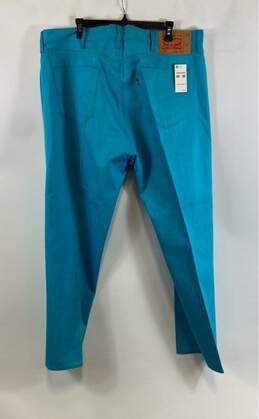 NWT Levi's Mens 501 Blue Cotton Unwashed Denim Straight Leg Jeans Size 44x30 alternative image