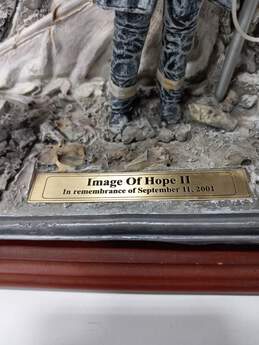2002 RED HATS OF COURAGE "IMAGE OF HOPE II" MEMORIAL STATUE/SCULPTURE/FIGURINE alternative image
