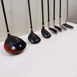 Cobra Black & Orange Golf Bag with 7 King Jr. Golf Clubs alternative image