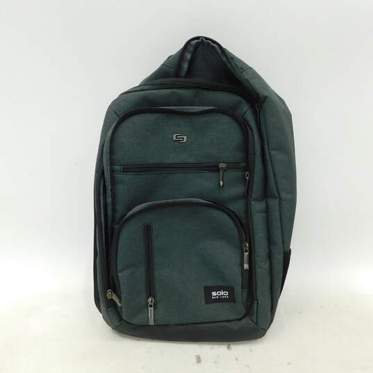 Solo New York Grand Travel TSA Backpack, Black, Fits 17.3 Laptop image number 1