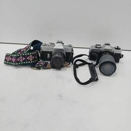 Pair of Mamiya Sekor 5000 DTL & Minolta XG-A SLR 35mm Cameras Untested