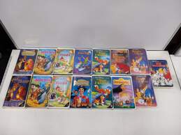 Lot of 15 Assorted Walt Disney VHS Tapes