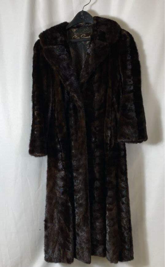 Curtis Stewart Women's Brown Vintage Fur Coat- S image number 1