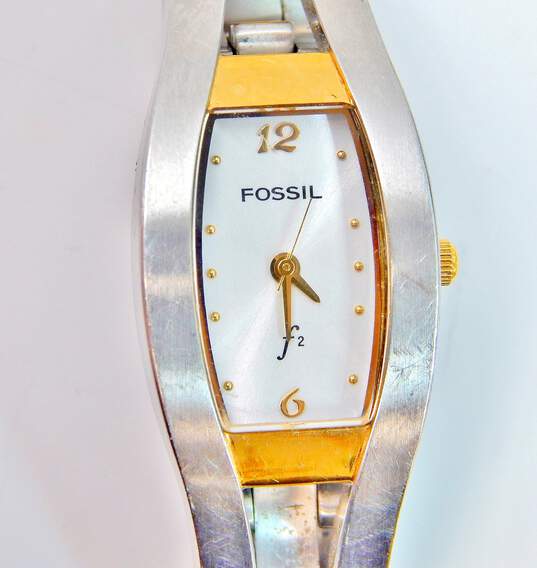 Fossil ES2025 & ES9173 Silver Tone Ladies Watches 123.9g image number 4