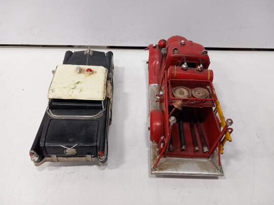 Bundle of Assorted Vintage Toy Fire Truck & Figures image number 5