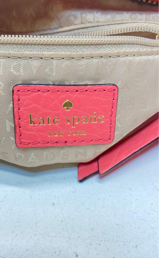 Kate Spade Leather Perri Lane Reidy Crossbody Bag Pink image number 5