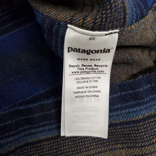 Patagonia Fjord Organic Cotton Button Up Flannel Size XL image number 4