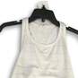 Athleta Womens White Striped Scoop Neck Sleeveless Pullover Tank Top Size Medium image number 3