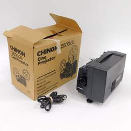 Chinon 2500GL Dual Super 8 Regular 8mm Cine Projector IOB w/ Manual
