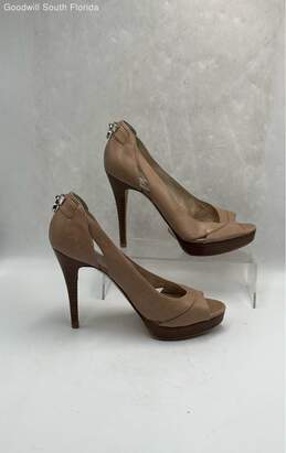 Michael Kors Womens Brown Leather Slip-On Stiletto Pump Heels Size 7 1/2 alternative image