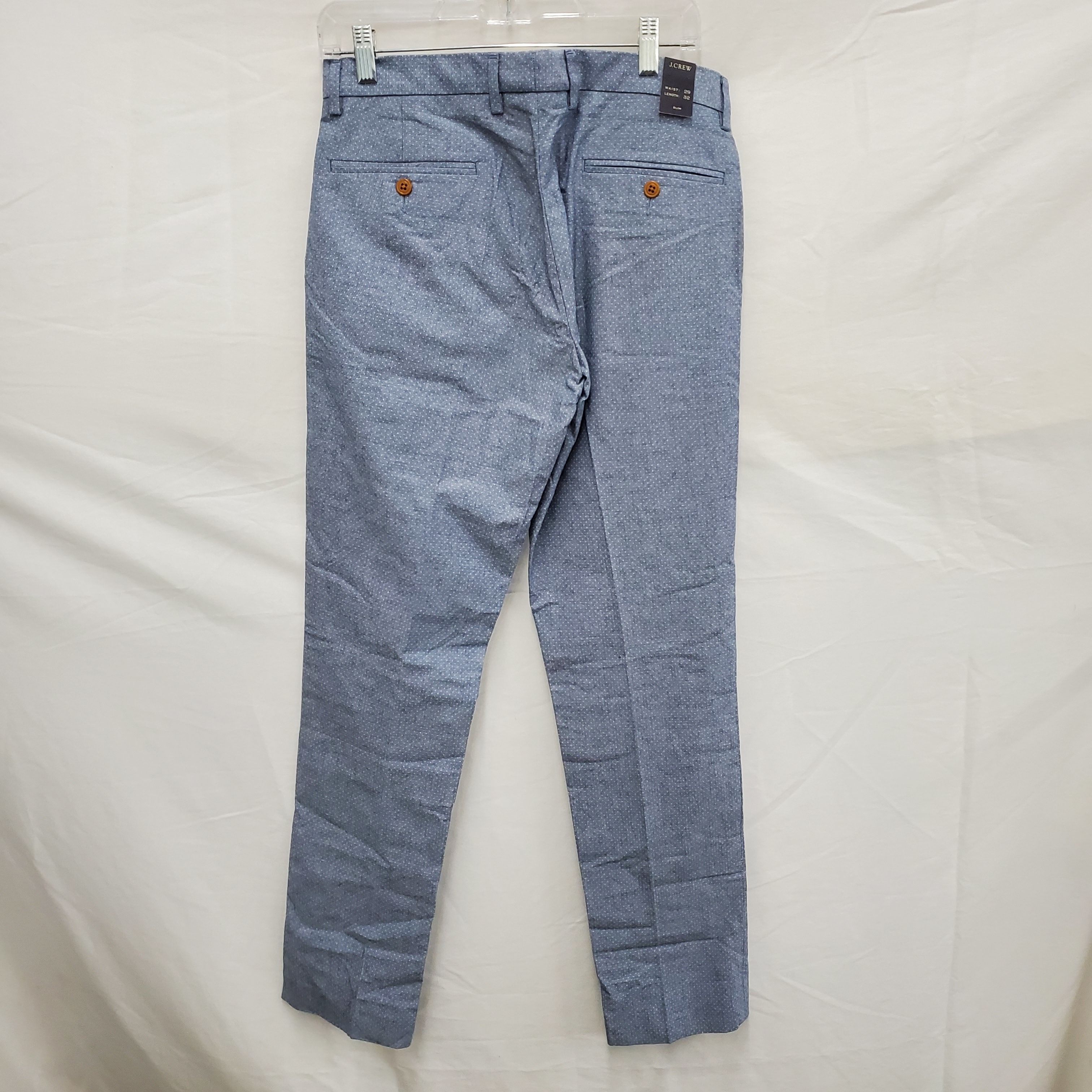 RRL Ralph Lauren Blue 100% Linen Workwear Pincheck Woven Trousers Pant –  Uncommon Threadz
