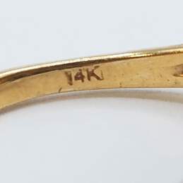 14K Gold Melee Diamond FW Pearl Amethyst Ring Bundle 5.8g alternative image