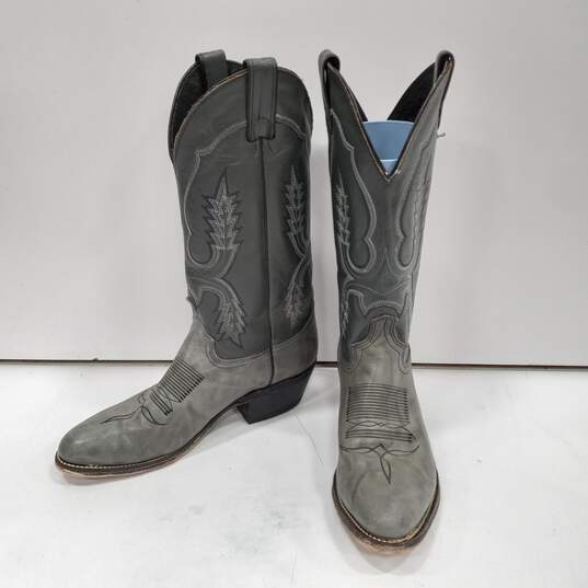 Abilene Men's Grey Western Boots  Size 7C image number 1