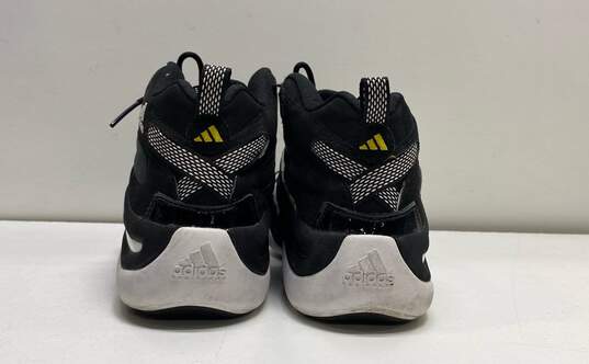 adidas Crazy 8 Black White Athletic Shoes Men's Size 10 image number 4