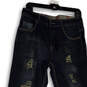 NWT Mens Black Medium Wash Pockets Stretch Denim Straight Jeans Size 31 image number 3
