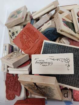 Bundle of Assorted Wooden Stamps alternative image