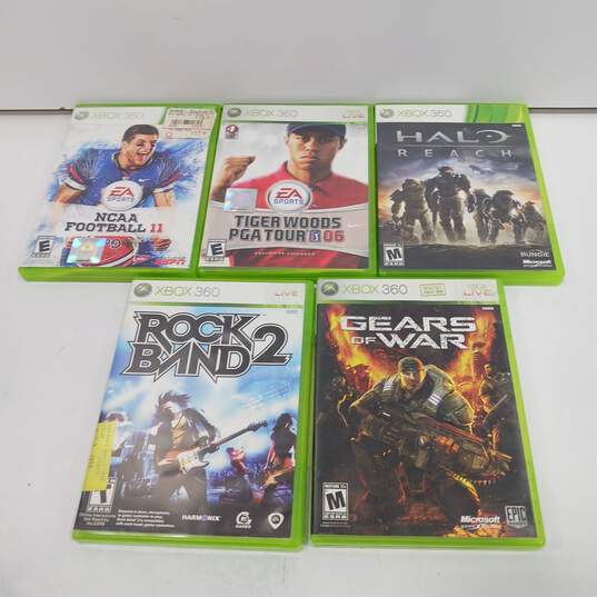 Bundle Of 5 Assorted Xbox 360 Games image number 1