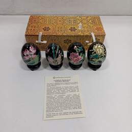 National Museum of Natural History Box of Four Decorative Eggs In Box