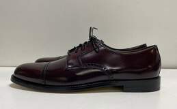 Cole Haan Burgundy Red Leather Cap Toe Oxford Dress Shoes Men's 11M