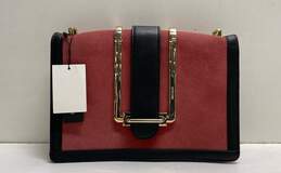 Marciano Guess Colorblock Suede Leather Crossbody Bag