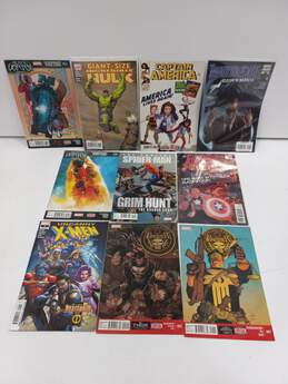 Lot of 10 Assorted Marvel Comic Books