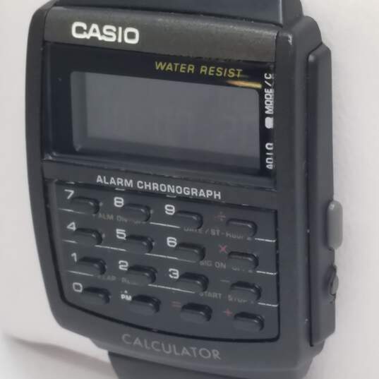 Casio 35mm Vintage Collection Calculator Stainless Steel Watch image number 3