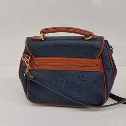 Dooney & Bourke Navy Blue Pebbled Leather Crossbody Bag alternative image