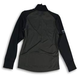 NWT Nike Womens Black Long Sleeve Mock Neck Activewear T-Shirt Size Medium alternative image