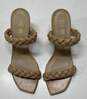 Stuart Weitzman Leather Braida Aleena Heel Sandals Beige 5.5 image number 5