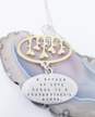 Kathy Bransfield Sterling Silver Inspirational Quote & Flower Cut Out Pendant Necklace 5.7g image number 3