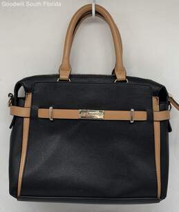 Jones New York Womens Black Brown Handbag