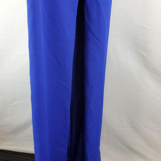 Xscape Women Blue Side Slit Maxi Dress Sz 6 NWT image number 5