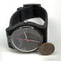 Designer Swatch Black Adjustable Strap Round Dial Analog Wristwatch w/ Box image number 2