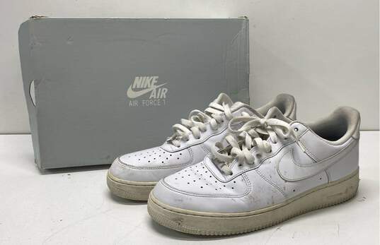 Nike Air Force 1 Low White Sneaker Casual Shoes Men's Size 11 image number 1