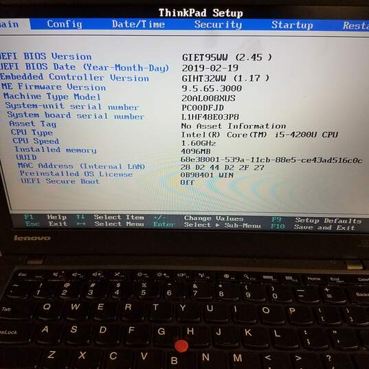 Lenovo ThinkPad X240 12.5in Laptop Intel i5-4200U CPU 4GB RAM & HDD image number 9