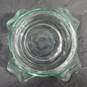 Clear Green Glass Art Bowl image number 3