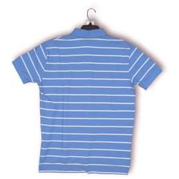 NWT Polo Ralph Lauren Mens Polo Shirt Spread Collar Blue Striped Size Large alternative image