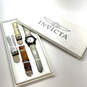 Designer Invicta Black 5083 Leather Strap Analog Wristwatch w/ Strap & Box image number 6