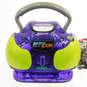 Vintage Working Tiger Hit Clips Purple Green Boombox Player W/ 10 Clips image number 2