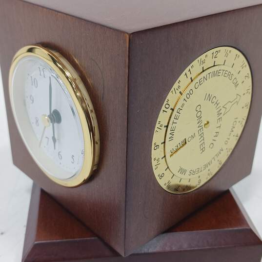 Bombay Co. Desk Clock w/ Thermal, Calendar & Metric Converter image number 4