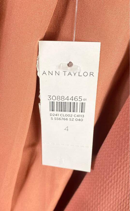 Ann Taylor Women Pink Blazer Sz 4 image number 5