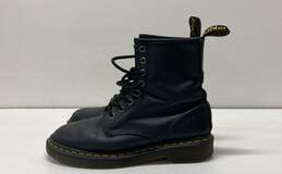 Dr. Martin AW004 Black Leather Combat Boot Women 7
