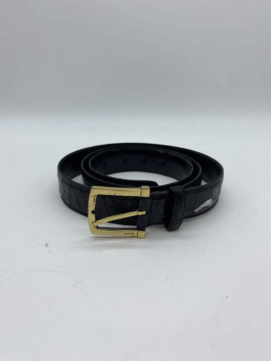 Gucci Black Belt - Size One Size image number 1