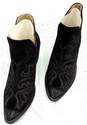 Circle G Brown Suede Embroidered Western Ankle Boots Womens Size 10 image number 2