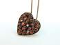 Nicky Butler Sterling Silver Multi Stone Garnet Heart Pendant Necklace 16.8g image number 2