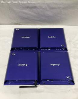 Lot of 4 BrightSign XD1033 Expanded HDMI Players