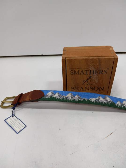 Smathers & Branson Needlepoint Belt Size 36 IOB image number 2